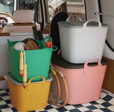 収納にもアウトドアにも便利、フランス製の角型バケツ「baquet」が発売開始