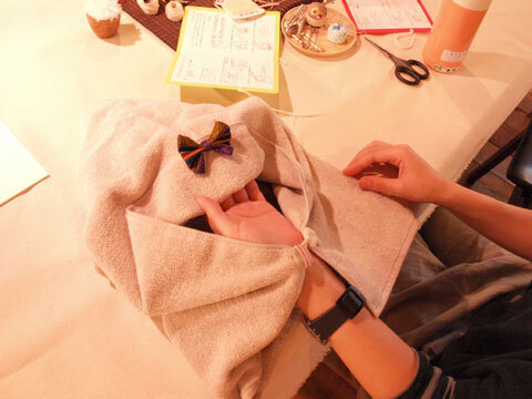 タオルフードで防災ずきん　MOTTAINAI×おうちスタイルワークショップレポート