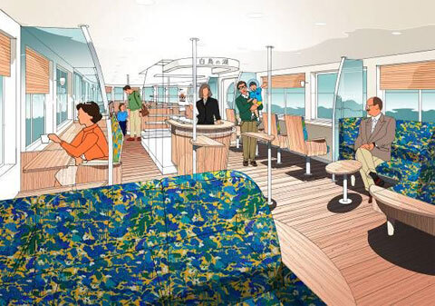 山中湖に 遊覧船『白鳥の湖』誕生