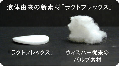 日本初上陸 新素材の生理用ナプキン ウィスパー コスモ吸収 を使ってみた ウーマンエキサイト 1 3