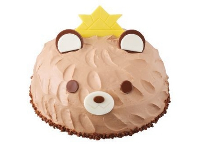 かぶと型のチョコをのせた特製スイーツ 「こどもの日 アニマルデコ くまさん」が登場！