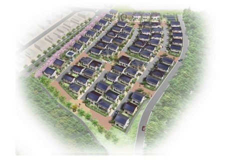 平成24年度（第1回）住宅・建築物省CO2先導事業に「晴美台エコモデルタウン創出事業」が採択