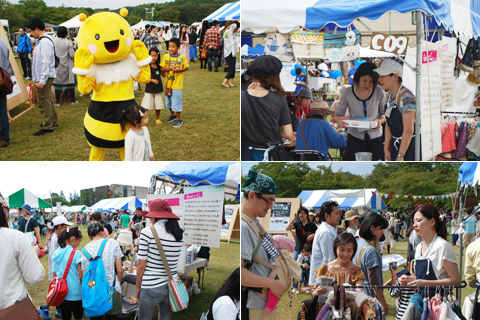 みんなでリメイク・バッグを作りました！『第18回 ロハスフェスタ in 万博公園』レポート