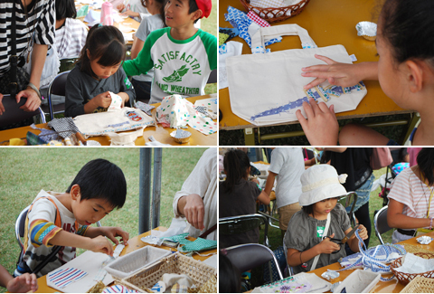 みんなでリメイク・バッグを作りました！『第18回 ロハスフェスタ in 万博公園』レポート