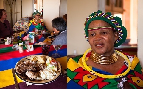 ローカルな旅を南アフリカで（1）　カラフルな衣装と壁画のンデベレ族に出会う