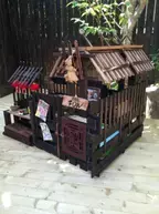 【ママの凄すぎるDIY画像】母親が100均グッズで作った犬小屋が立派すぎる