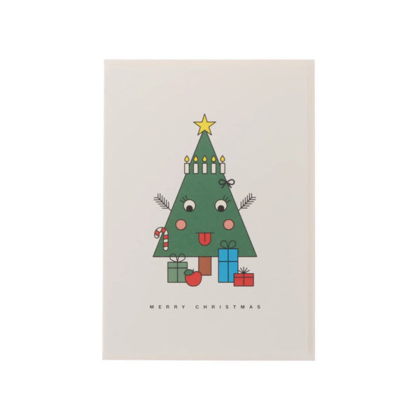 クリスマスツリーのカード