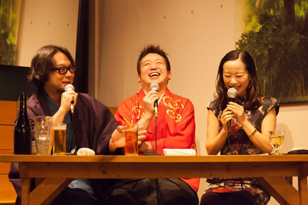 左から、藤沢文翁、吉田良一郎、レイチェル・チャン