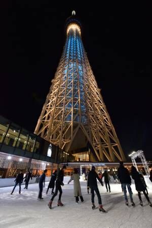 昨年のTOKYO SKYTREE TOWN(R) ICE SKATING PARKの様子 (C)TOKYO-SKYTREETOWN