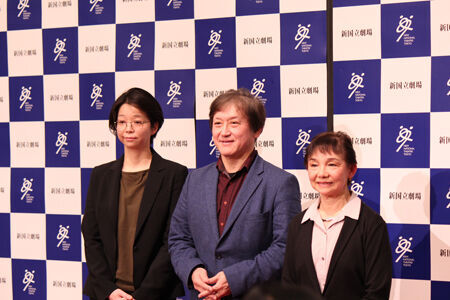 (画像左から）小川絵梨子、大野和士、大原永子