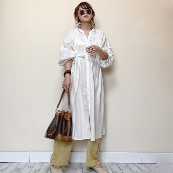 30代向け オトナ美人な雰囲気を作る シャツワンピ コーデ4選 年6月25日 ウーマンエキサイト 1 3