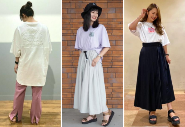 ダボっと感がトレンド Right On の夏に着たい ビッグtシャツ 3選 年8月29日 ウーマンエキサイト 1 2
