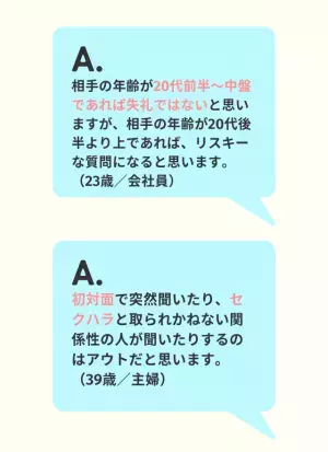 「結婚してるの？」はハラスメント！？アンケートの結果は…「尋ねないほうが無難」「世間話としてなら…」