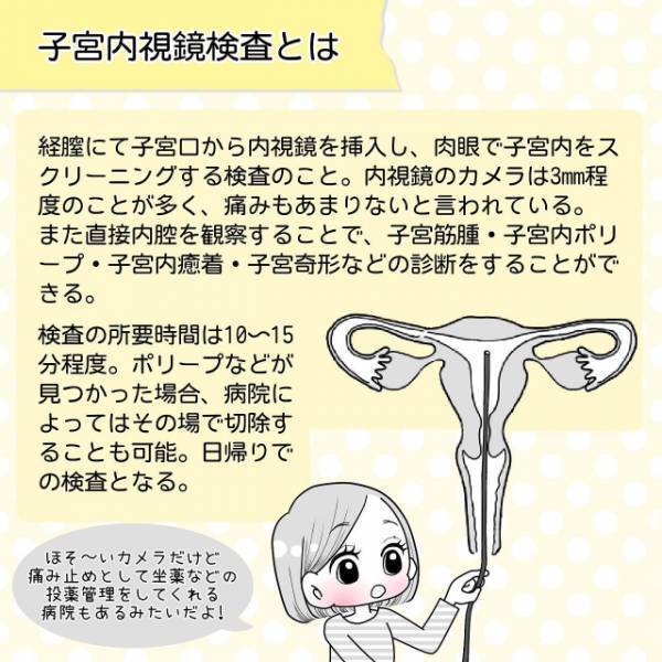妊活で“子宮鏡検査”を受ける私。その検査の実態とは…【40歳で妊活始めました＃51】