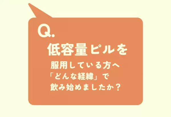 【ピル使用者に聞いた！】ピルをはじめた経緯は？約5割が『生理痛を和らげるため』…一方で『肌荒れのため』との声も