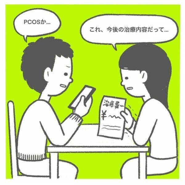 不妊外来の検査で“多嚢胞性卵巣症候群”と判明した私。医師に投薬治療を勧められ…【授かるの3年かかりました＃7】