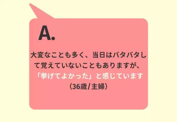 「結婚式を挙げたいと思った理由は？」読者の回答は…「夫婦の節目として」「両親に感謝を伝えたいから」
