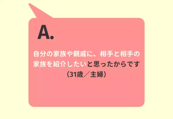 「結婚式を挙げたいと思った理由は？」読者の回答は…「夫婦の節目として」「両親に感謝を伝えたいから」