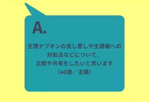 約7割が「生理について気軽に話したい」と回答。その理由は…「対処法を共有したい」「ひとりで抱えるのはしんどい」