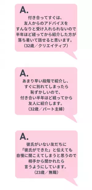 「パートナーを友人に紹介するタイミングは？」→「半年経ってから」が多数！アンケートから見えたベストタイミング