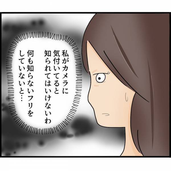 夫が監視カメラで常に私を見張っていた！？「普通に、普通に…」平静を装いつつ異常な夫への【逆襲】をひらめく…！