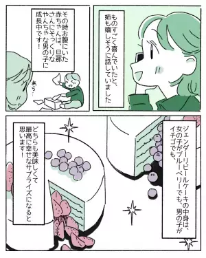 【ジェンダーリビールケーキ】男の子は”青”、女の子は”赤”ってジェンダーバイアスじゃないの？→読者「無自覚だった」