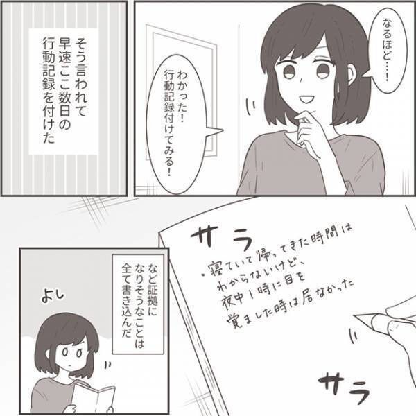 あまりにも残業が続く夫の行動をメモ⇒車のGPSをチェックすると？