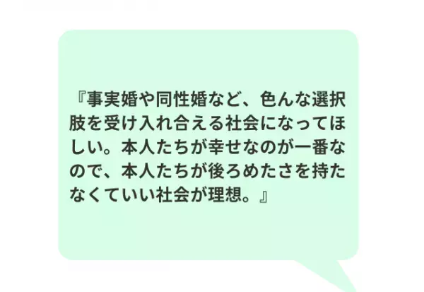 20代30代に聞いた！「事実婚したいと思う？」回答から見えた、社会への“リアルな声”