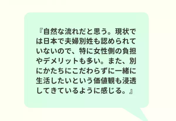 20代30代に聞いた！「事実婚したいと思う？」回答から見えた、社会への“リアルな声”
