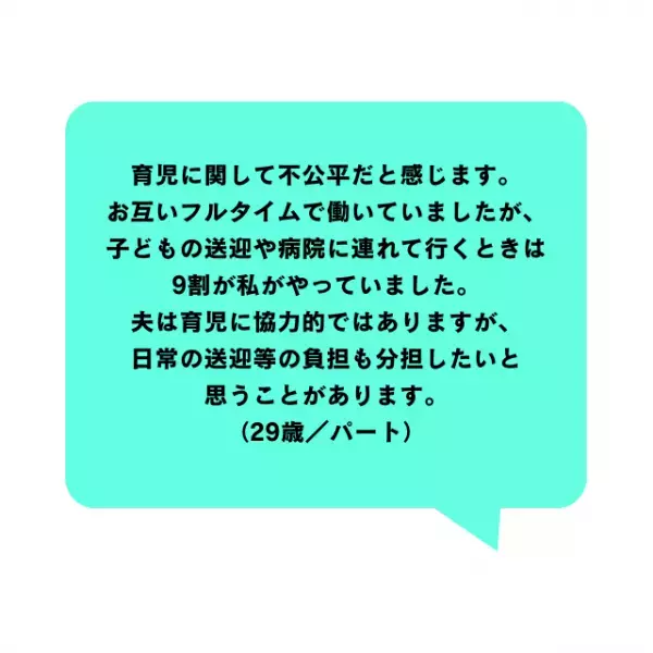「不公平だと感じることは？」パートナー間の切実な本音とは