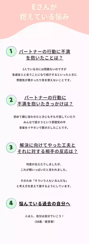 『親がいるのに…』会話中に音楽を聴くパートナーへの悩み