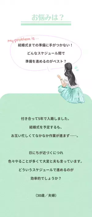 これぞ時短！「結婚式準備」の効率的な進め方