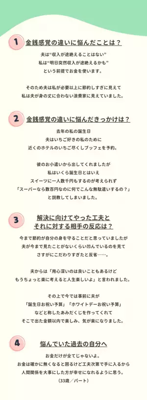 誕生日の妻を祝う夫。金銭感覚がズレていて…→まさかの言葉が！？
