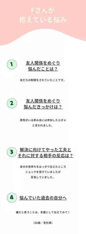 交際3年目の彼『男性のいる飲み会はダメ！』価値観の違いを解消するには？