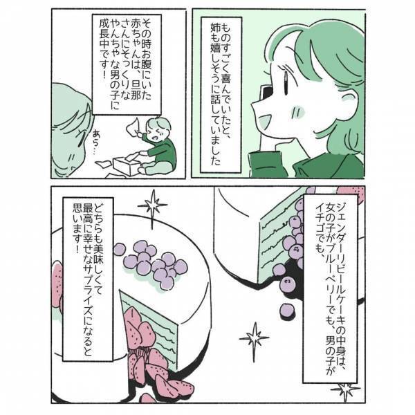 妊娠中の姉「ジェンダーリビールケーキ作ろうと思って」妹「ん？これって…」妹が気づいたこととは一体！？