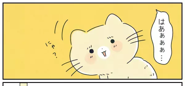 仕事のことで落ち込んでいると…愛猫の予想外の行動に「心強い」「代わりに会社行ってくれるの？」