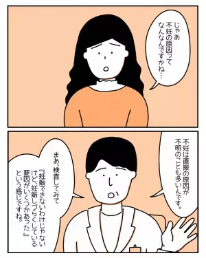 結婚後、なかなか子どもを授かれず焦り…→「これが不妊の原因ですか？」病院での検査を終え医師の診断結果は！？