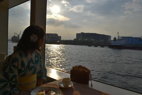 横浜で納涼浴衣クルーズ！マリーンルージュでフレンチコース女子会のススメ