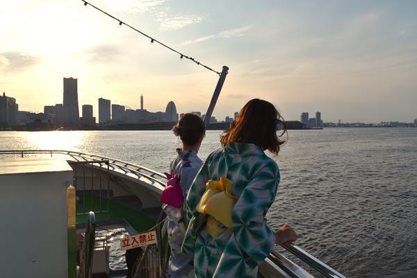 横浜で納涼浴衣クルーズ！マリーンルージュでフレンチコース女子会のススメ