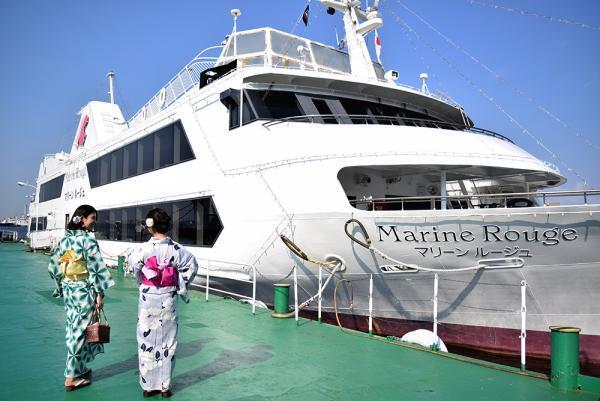 横浜で納涼浴衣クルーズ！マリーンルージュでフレンチコース女子会のススメ