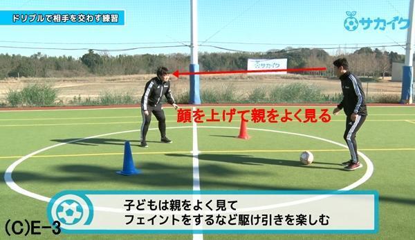 【初心者向け】ドリブルで相手をかわせるようになる練習｜サッカー３分間トレーニング
