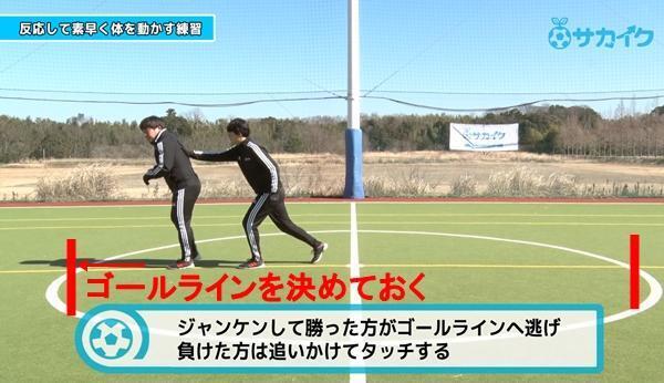 【初心者向け】状況を素早く判断して動けるようになる練習｜サッカー３分間トレーニング
