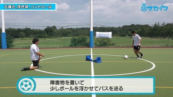 【サッカートレーニング】ボールをコントロールして素早く正確なパスが出せるようになる練習