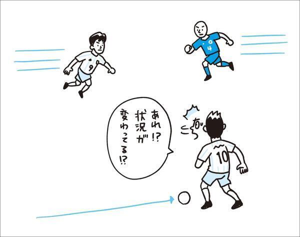 サッカーを時系列で考えることで、そのとき「やるべきプレー」の判断ができるようになる