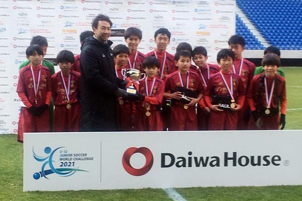 センアーノ神戸ジュニアが大会初優勝！　MVPは小柄な１０番・片山祥汰君が獲得