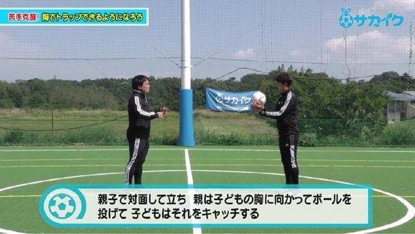 【サッカートレーニング】胸トラップを身につける！　苦手克服練習法