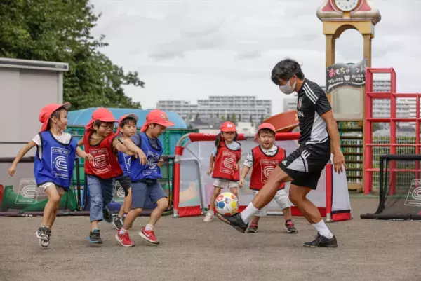 JFAが全国の保育園・幼稚園にボール・ミニゴールを「無料贈呈」スタート