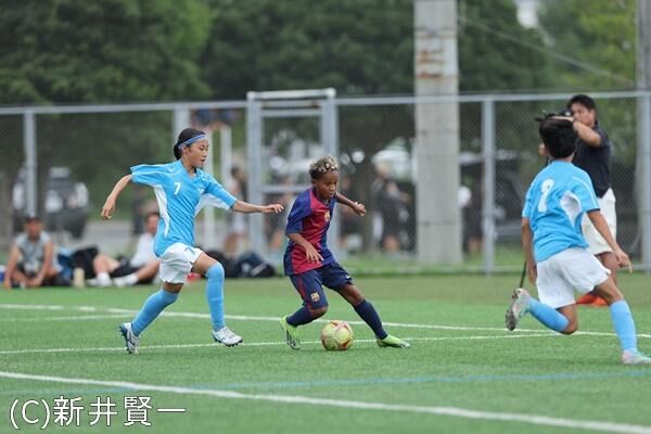 バルサは女子チームと対戦、バーモントカップ優勝の戸塚FCJはインドネシアチームと熱い攻防を見せた　チャレンジ２日目結果