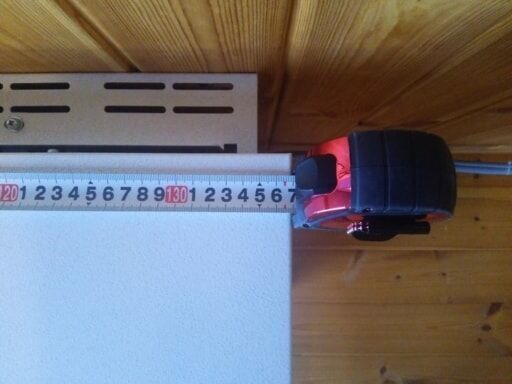 電気蓄熱暖房機のサイズ