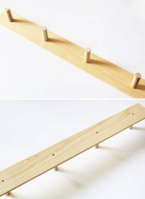 3種類の工作板で本格的「木製ウォールフック」をDIY！